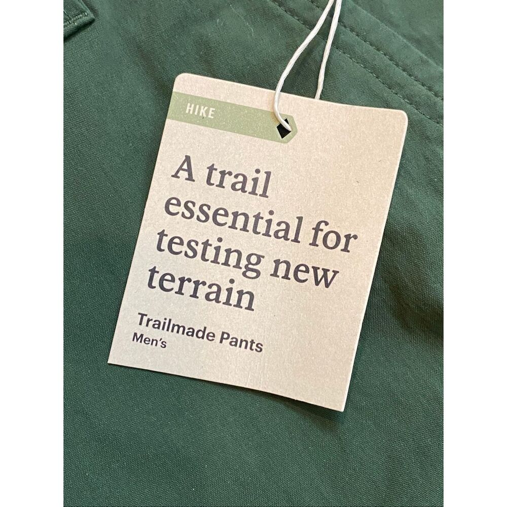 NWT REI Trailmade Pants - Men's - Heritage Spruce (Green) 32 “ length - Picture 9 of 9